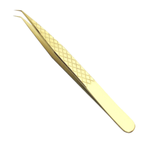 Gold Eyelash Extension Tweezers