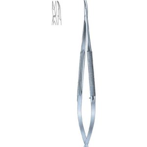 Micro Scissors round handle diamond coated cutting edges blade