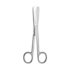 Single Use Operating Scissors Straight, Blunt 13 cm