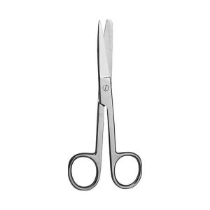 Single Use Operating Scissors Straight, Sharp / Blunt 13 cm
