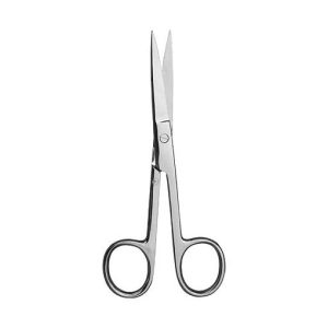 Single Use Operating Scissors Straight, Sharp 13 cm